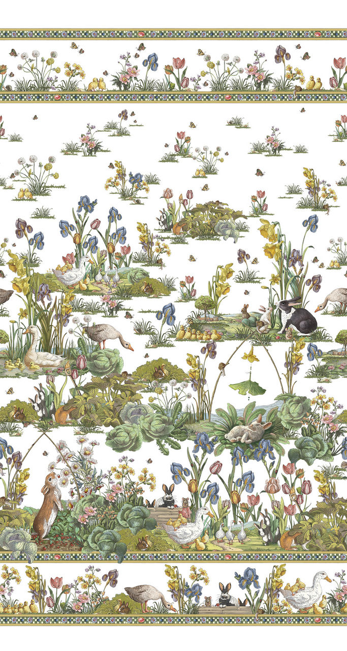 Decke Bunny Garden Mezzero, naturale