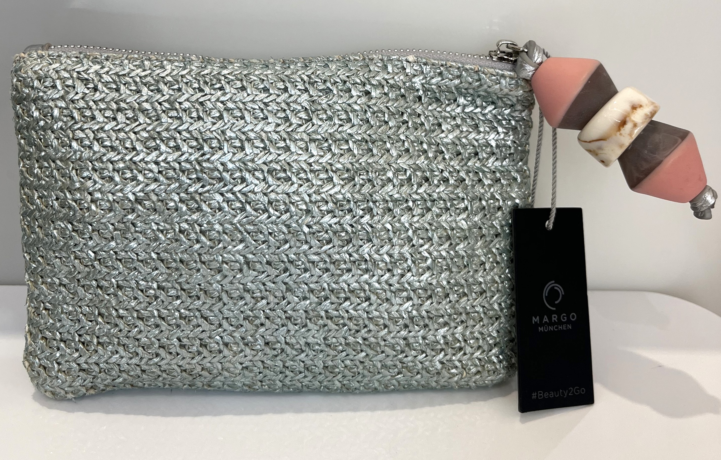 Margo Kosmetiktäschchen flach, silber