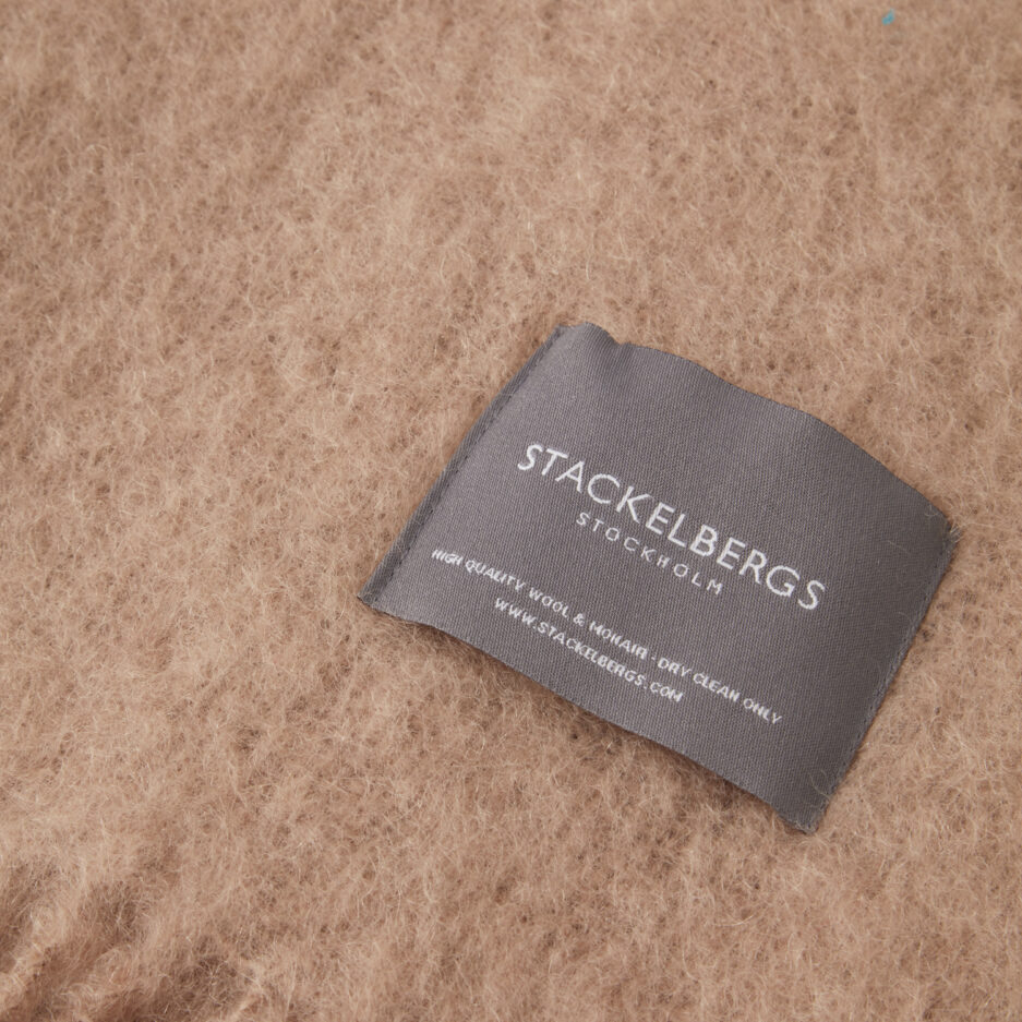 Mohair Natural Decke 130x170cm