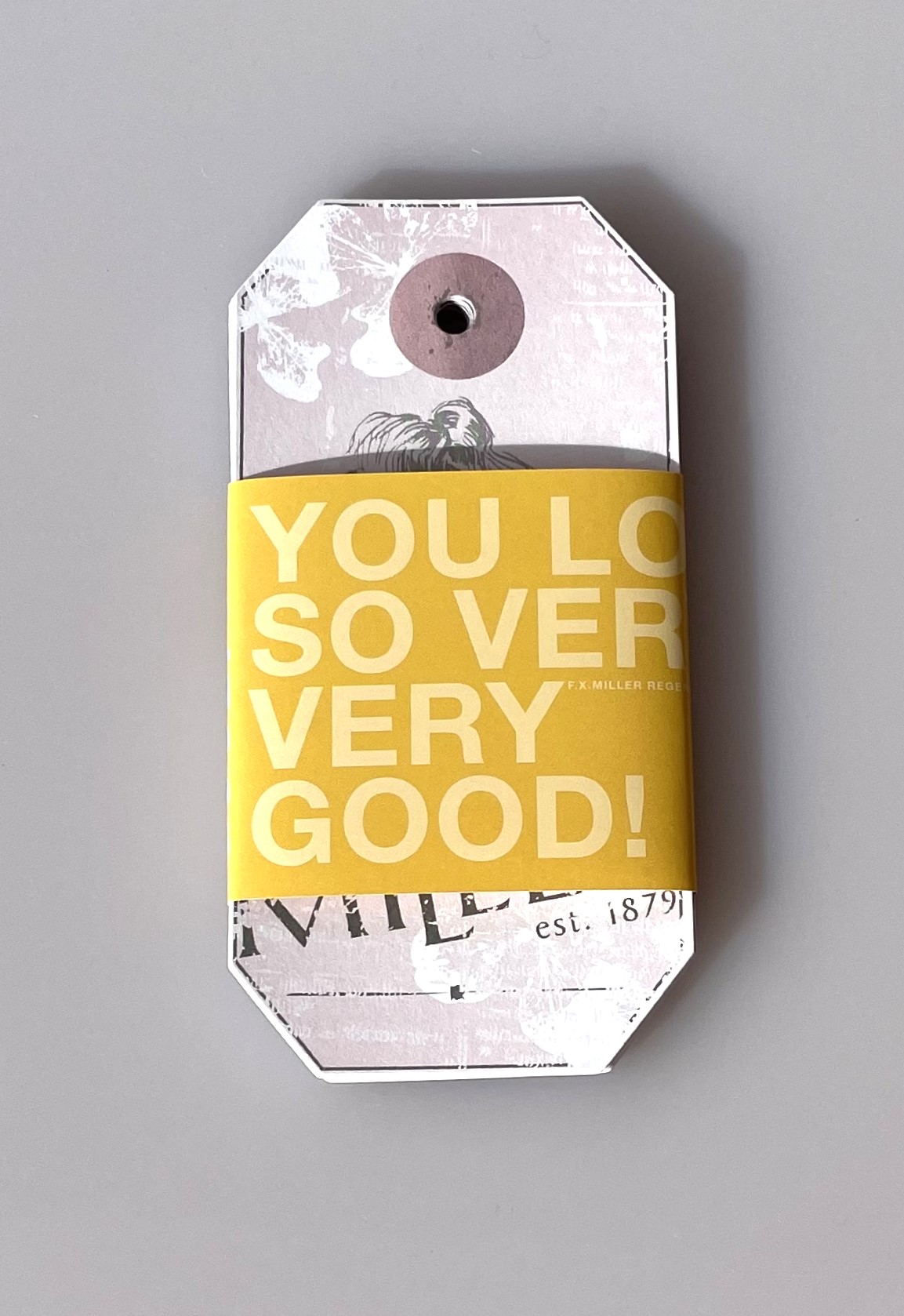 Duftstreifen mit Gesicht Lady 30er Jahre